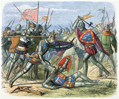 A Batalha de Agincourt; Franceses Enfrentam Ingleses em um Conflito Épico durante a Guerra dos Cem Anos